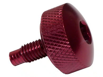 LAND ROVER DEFENDER TD5 / DISCOVERY 2 ALLOY RED BLEED SCREW - PYP10008RED.