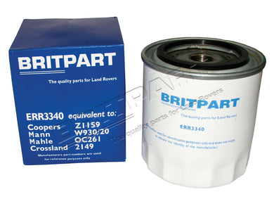 LAND ROVER DEFENDER/DISCOVERY 1 200TDI/300TDI ALLMAKES OIL FILTER- ERR3340