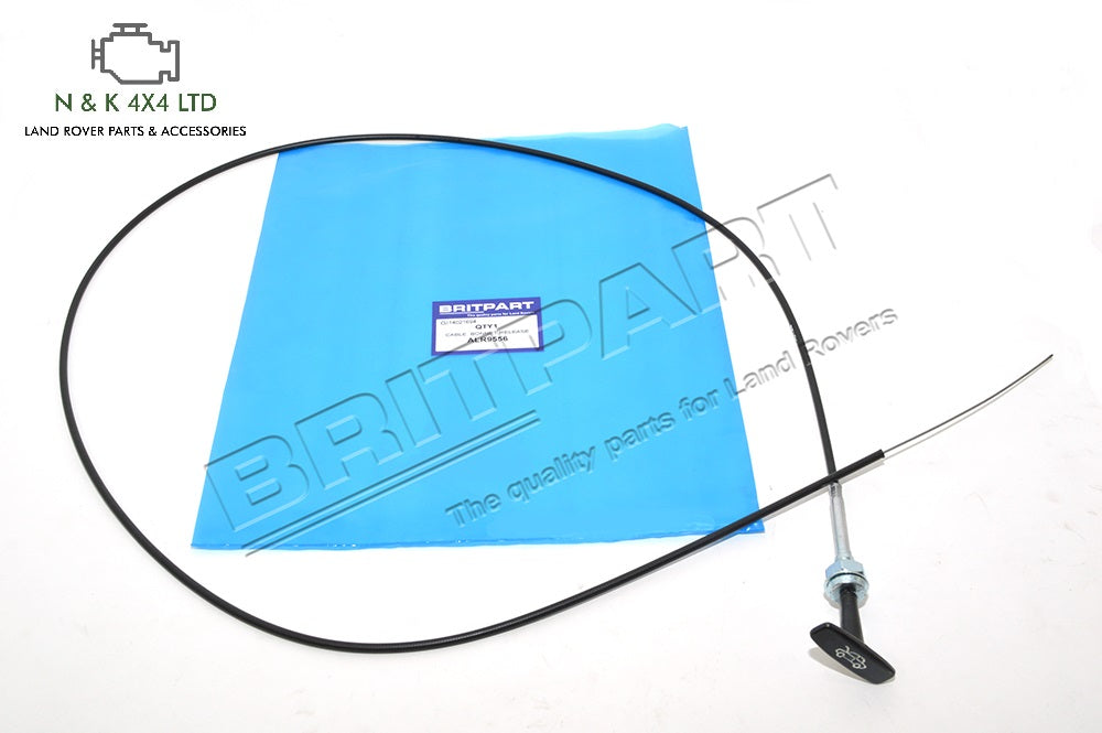 LAND ROVER DEFENDER BONNET RELEASE CABLE UP TO 1996 - ALR9556.