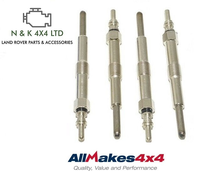 LAND ROVER DISCOVERY 2 & DEFENDER TD5 GLOW PLUGS  SET OF 4 - ERR6066AM