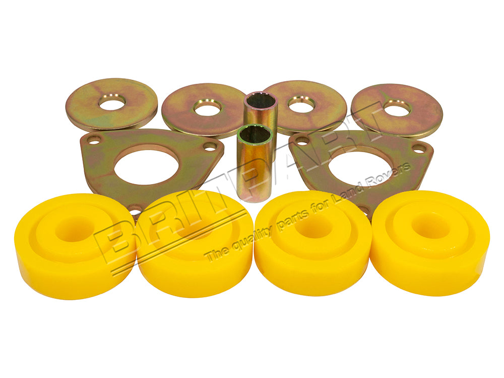 LAND ROVER DEFENDER / DISCO 1 REAR TRAILING ARM POLY BUSH KIT STC618PY-YELLOW.